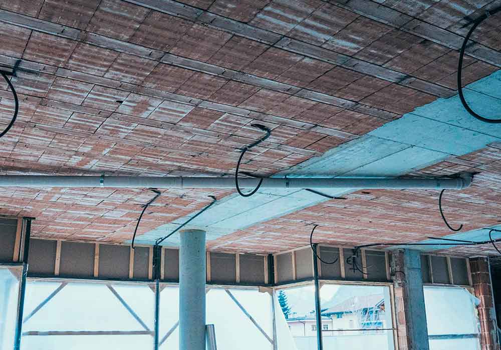 centro leonia piovanelli soffitto impianto civile monfredini fausto